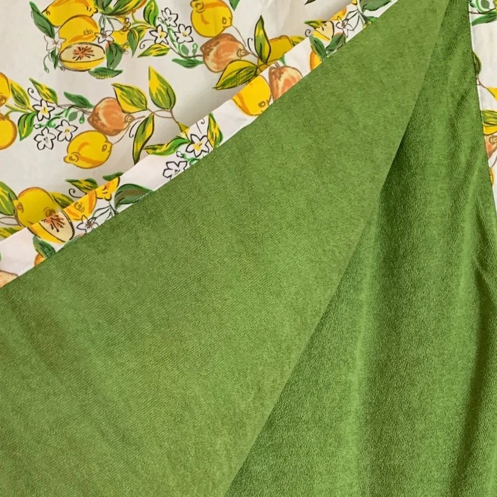 Lemon Print Beach Towel new